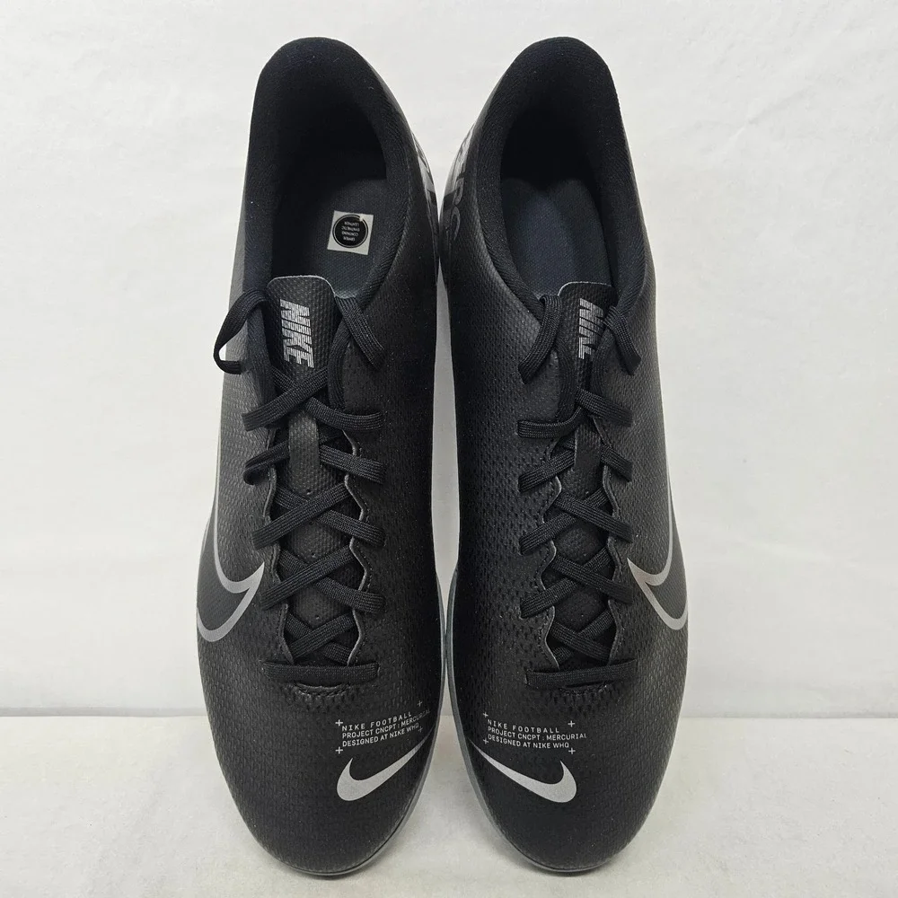 Nike Vapor 13 Club IC Indoor Soccer Shoes AT7997-001 Black‎ Grey Size 13